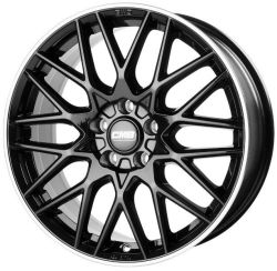 C25 Diamond Rim Black Gloss 9x20