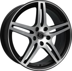 COMPETIZIONE Titan Silver matt polish 8.0x18