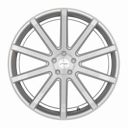 DEVILLE Silver-brushed-Surface/ undercut Color Trim weiß 9x20