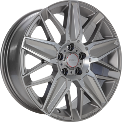 EVOLUZIONE Titan Silver matt polish 8.0x18