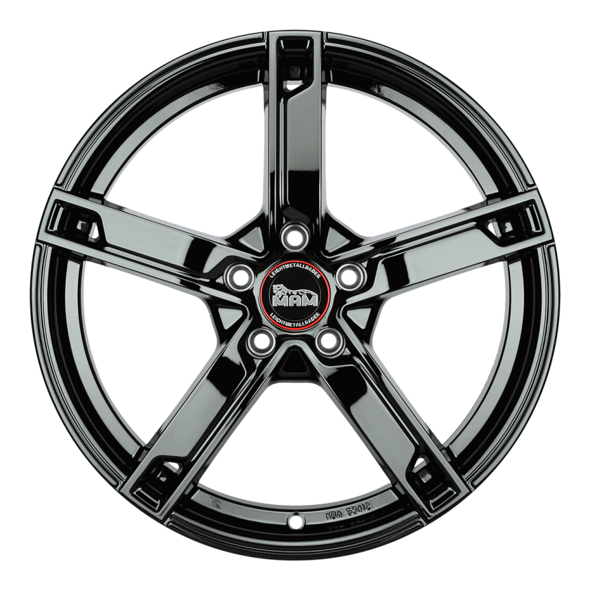 W4 Black Painted 7.5x18