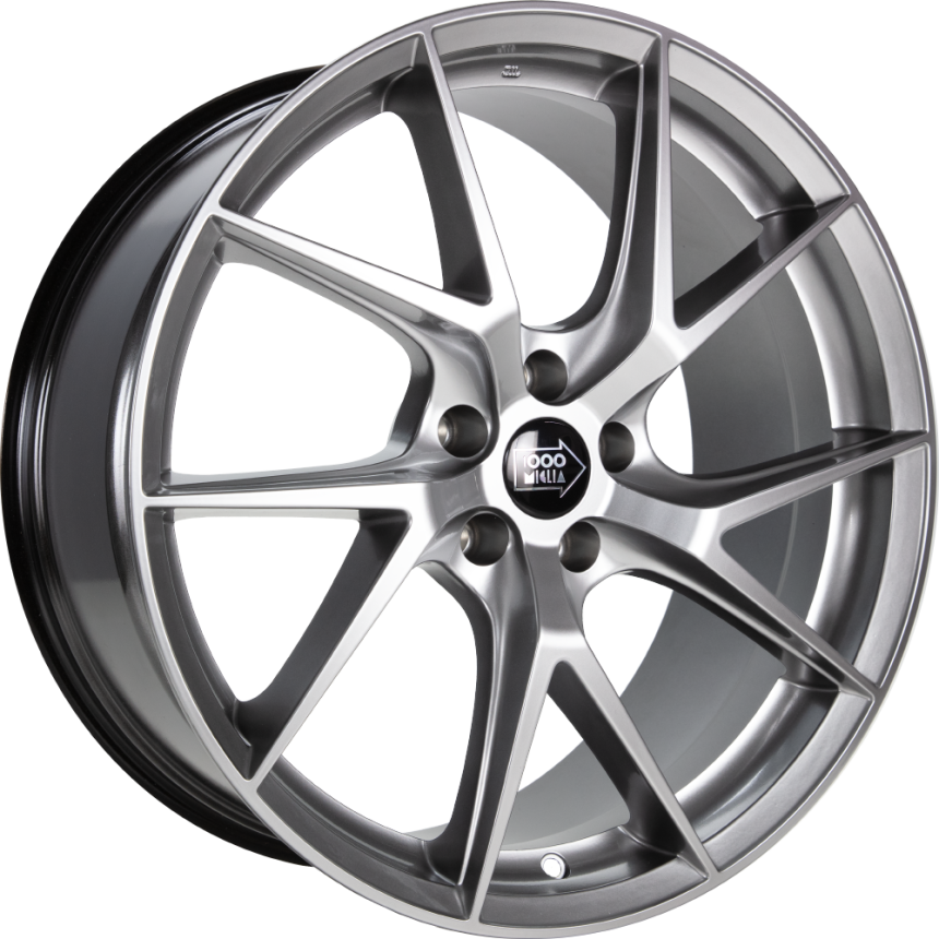 COMPETIZIONE Titan Silver matt polish 8.0x19