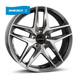 Z mistral anthracite glossy polished 8.5x20