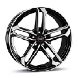 ATX black polished glossy 9.5x20