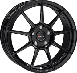 CLUB RACING Gloss Black 7.5x17
