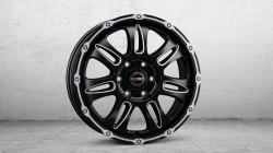 CW8 Dull Black / Polished 8.0x18