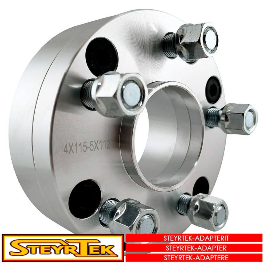 Jaonmuutosadapteri (levikepala) Mönkijään (ATV) 51mm 4x115/5x112